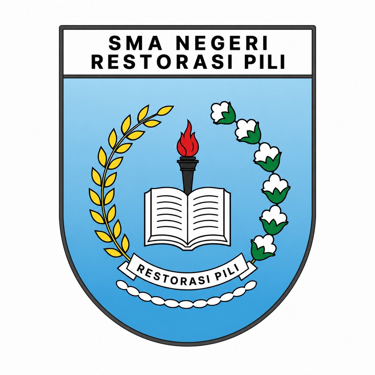 Logo SMA Negeri Restorasi Pili